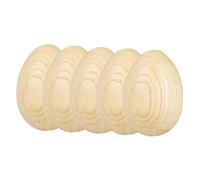 SUPVOX 5pcs Wooden Percussion Egg Shakers for Smooth Polished Solid Wood Musical Eggs with Sand Inside Multi Purpose for Sensory Play and Auditory Development