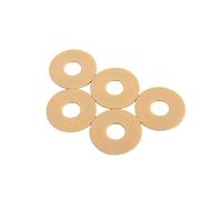 SUPVOX 5pcs Yellow Rhythm Treble Guitar Toggle Plate Washers Black Letters for Electric Guitar Gn602 Switch Panel Accessories