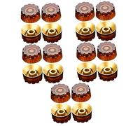 SUPVOX 5sets Bass Volume Knobs Guitar Potentiometer Caps Volume Tone Control Caps Electric Guitar Knobs for Replacement 4pcs*5