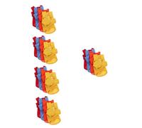 SUPVOX 5sets Bright Dog Outfit Dog Apparel Puppy T-shirt Breathable Pet Shirts for Holiday Photo Size Xs 4pcs*5