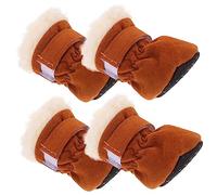 SUPVOX 5sets Doggie Boots Paw Pads Snow Shoes for Cats Dogs Non Slip Dog Shoes Comfortable Pet Footwear 4pcs*5