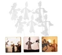 SUPVOX 6 Pcs DIY Shadow Puppetry Kit for Traditional Chinese Handmade Puppet Theater Educational Creative Craft for Early Learning and Hands Experience
