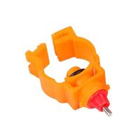 SUPVOX 6 Pcs Spring Clip Chicken Waterer Poultry Drinker Automatic Water Feeder for Chickens Ducks Quails Game Birds Suitable for Buckets and DIY Coop Systems