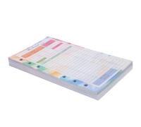 SUPVOX 6-Ring Loose Leaf Notebook Refill Set with Colorful Monthly Budget, Weekly Planner, and Expense Tracking Sheets for Budget Planning and Money Recording