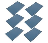 SUPVOX 6 Sheets Miniature DIY Grey PVC Roof Tiles for Sand Table Landscaping Decorative Simulation Micro Roof Tiles for Dollhouse Model Building and Garden Ornament Scale