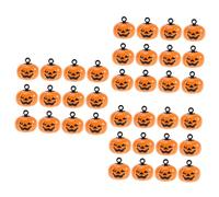 SUPVOX 60 Pcs Pet Bells Pumpkin Bells Pet Out Door Decor Halloween Pendants Bells Decorative Bells Jewelry Making Bell Dog Bell Pumpkin Inflatable Costume Halloween Decorations Dog Bells