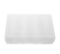 SUPVOX 60pcs Coin Collection Box Plastic Containers for Coins Medals Game Tokens Foam Padding for Board Game Collecting