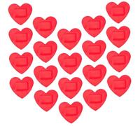 SUPVOX 60pcs Heart Shaped Wound Bandages for Small Wounds Self Patches for Boys and Girls Outdoor