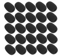 SUPVOX 60pcs Microphone Foam Cover Mini Lapel Headset Windscreen High Density Mic Sponge Cover for Lavalier Microphone Use Headphone Accessories