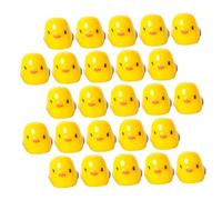 SUPVOX 60pcs Mini Resin Ducks Figurines for Garden Lawn Balcony Decor Ornaments for Car Dashboard and Miniature Landscape Crafting
