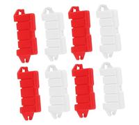 SUPVOX 60pcs Mini Road Block Model with Traffic Barricades and Fences for Rc Car Drift Accessories Realistic Racing Track Construction Teaching Props for Cars and Micro Landscape