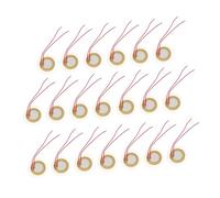 SUPVOX 60pcs Piezoelectric Buzzer Film Gasket Components for Drum Accessories Trigger Drum Disc Piezo Amplifiers Discs Music Trigger for Instrument Use