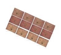 SUPVOX 60pcs Vintage Writing Paper and Antique Looking Envelopes Set with Leaf, Key, and Four-Leaf Motif for Invitations and Special Events