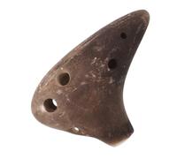 SUPVOX 6hole Mini Ocarina Ceramic Key Pocket Instrument Compact Ocarina for Travel and Family Fun