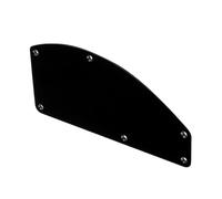 SUPVOX 6holes Electric Guitar Pickguard Cover Plate Rear Plate Backplate Protective Pickguard Stylish Design Black