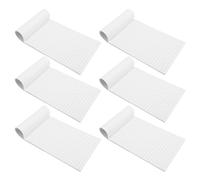 SUPVOX 6pcs A5 Tear-off Notepads 25 Sheets Each, Multipurpose Pocket Size Memo Pads for Office and Meeting Notes, Time Plan Notebooks for Writing and Drafting