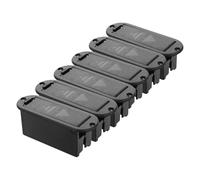 SUPVOX 6pcs Active Guitar Battery Box Holder with Contact Plates Compact Lightweight Battery Case for Acoustic Bass Pickup Compatible with Various Guitar Parts