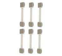 SUPVOX 6Pcs Adjustable Safety Locks for Cabinets Windows Refrigerators Proofing Locks for Easy Adhesive Installation