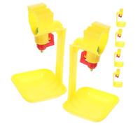 SUPVOX 6pcs Automatic Poultry Water Dispensers with Hanging Drinking Cups for Chickens and Ducks Practical Farm Waterers for Garden Greenhouse and Backyard Use