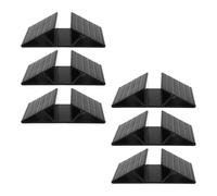 SUPVOX 6pcs Baby Gate Triangle Support Plates Abs Safety Baby Corner Guards for Child Safety Gate with Flexible Installation and Climb Prevention, Suitable for Different Room Layouts