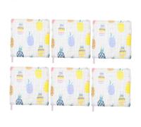 SUPVOX 6pcs Baby Washcloths Soft Cotton Muslin Face Towels for Newborns Breathable and Comfortable Baby Handkerchiefs for Bath Time and Travel