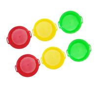 SUPVOX 6pcs Beach Sand Sifter Sand Sieve for Outdoor Fun and Easy to Carry Sifters for Group Activities for Summer Beach Play and Treasure Hunts