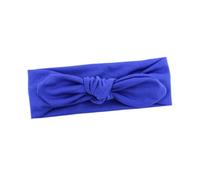 SUPVOX 6Pcs Bowknot Headbands Elastic Stretchy Hairbands for Boys and Soft Cloth Hair Accessories with Cute Unisex Design in Green Black Grey Blue Purple Sky-blue for Daily Wear and