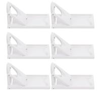 SUPVOX 6pcs Boy Girl Safety Locks for Sliding Doors Cabinets Plastic Safety Locks Sliding Door Latches for Kitchen Bathroom