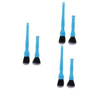 SUPVOX 6pcs Car Detailing Brush Ergonomic Cleaning Tool for Soft for Cup Holders Buttons Upholstery Scratch Cleaning