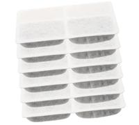 SUPVOX 6pcs Cat Water Fountain Replacement Filters with Natural Coconut Shell Activated Carbon for Pet Water Dispensers Easy to Install Filtration