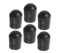 SUPVOX 6PCS Cello Endpin Rubber Tips Non Slip Double Bass Endpin Stoppers with Secure Grip for Concert Performance Instrument Accessories