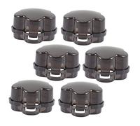 SUPVOX 6pcs Childproof Gas Stove Knob Covers for Kitchen Safety Translucent Protective Burner Guards Prevent Accidental Gas Leakage Suitable for Home Use