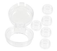 SUPVOX 6pcs Childproof Oven Knob Covers Transparent Button Protectors for Gas Stove and Home Appliances Safety Guard for Prevent Accidental Operation