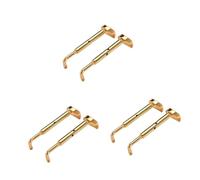 SUPVOX 6pcs Chin Rest Screw for Violin and Brass Material Polished and Smooth Easy to Install
