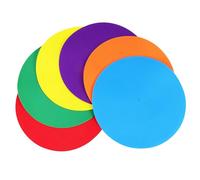 SUPVOX 6pcs Colorful Dot Markers Non Slip Agility Training Floor Discs for Soccer Dance Practice Portable Sports Marking Equipment