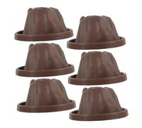 SUPVOX 6pcs DIY Volcanic Model Kit Educational Volcano Eruption for Science Experiments and Hands Learning Creative Volcano Craft