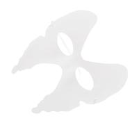 SUPVOX 6pcs DIY White Paper Pulp Masks Blank Butterflies for Hand Painting for Fashion Shows Weddings and Halloween Parties