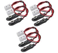 SUPVOX 6pcs Doll House Miniature Lamp Power Supply Connection Wire Doll House Accessory for Crafting and Display Lamp Battery Connection Wire