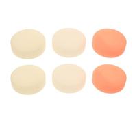 SUPVOX 6pcs Glow in Dark Hockey Puck, PVC Game Weight for Outdoor Play | High Visibility at Night, Balanced Bounce for Accurate Passing and Shooting, No Batteries or Charging Needed