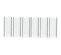 SUPVOX 6pcs Guitar Glass Fingers Guard for Practice Fingertip Cover Finger Covers for Playing Protects Acoustic Guitar Practitioners