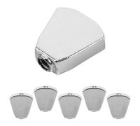 SUPVOX 6pcs Guitar Tuning Knobs - Metal Tuning Pegs Cap Machine Head Replacement Buttons Knobs Hardware For Electric Acoustic Guitar Accessories