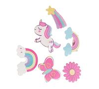 SUPVOX 6pcs Hair Clips for Adorable Cartoon Side Clips for Safe Comfortable Hair Accessories for Birthdays Festivals