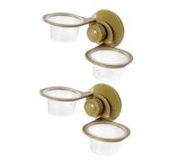 SUPVOX 6pcs Hanging Food Bowl for Reptiles Wall-mounted Double Dish for Lizard Snake and Pets Automatic Feeding Safe Design