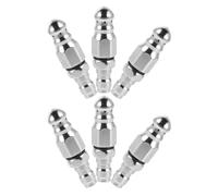 SUPVOX 6pcs High-Pressure Rotating Sewer Cleaning Nozzle Set with 1/4 Quick-Connect, Removable Spray Tips for Drain Unclogging and Pressure Washer Jetting in Home and Garden Maintenance