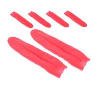 SUPVOX 6pcs Hyperrealistic Fake Tongue Props for Halloween and April Fools Day Reusable Scary Long Red Tongues for Pranks Party Decorations Indoor and Outdoor Hanging Accessories