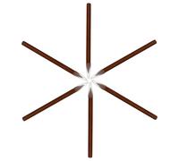 SUPVOX 6pcs Inkless Everlasting Pencils Set, Solid Rosewood Wood Barrel, Non-sharpening Sketching and Painting Pencils for Students and Artists