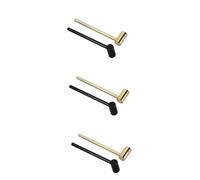 SUPVOX 6pcs Inner Diameter Metal Box Wrench for Electronic Guitar Adjustment Truss Rod Spanner Golden and Black Tool for Guitar Neck Repair