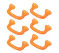 SUPVOX 6Pcs Interactive Sound Phones for Boy Girl Pronunciation Correction Reading Fluency Aid Realistic Toy Telephone for Early Education Language Development Orange