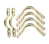 SUPVOX 6pcs Iron Billiard Table Corner Pockets Replacement Kit Pool Table Nets with Hanging Rack for Secure Ball Pocketing Easy Installation and Stable Support