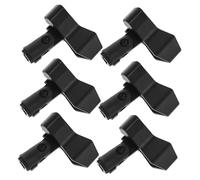 SUPVOX 6Pcs Microphone Clips Lightweight Plastic Mic Holder Adapters Easy Install for Mic Stands